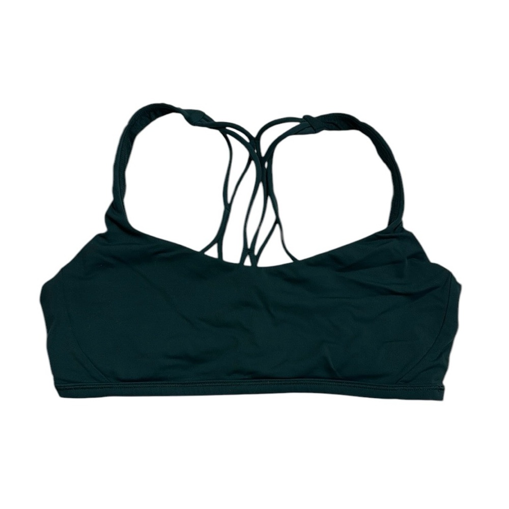 36. Lululemon Green Strappy Back Bra